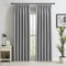 Beauoop Pencil Pleat Blackout Curtains for Living Room 90 inch Drop Grey Curtains for Bedroom Rod Pocket Light Blocking Thermal Insulated Drapes Window Treatment 2 Panels, W66 x L90
