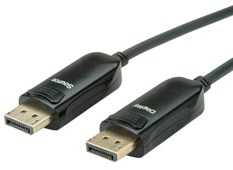 ROLINE DisplayPort v1.4 Kabel (AOC), ST/ST, 20 m