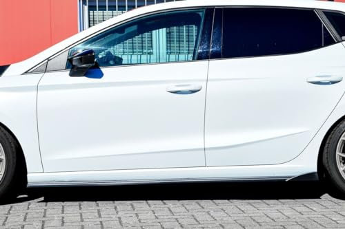 Performance Seitenschweller Addons / Klingen / Diffusoren / Einstiegsleisten mit Flügel für Seat Ibiza 6F KJ 17-21