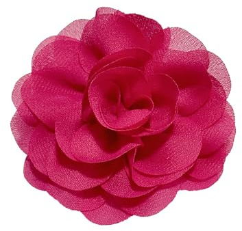 85mm Broches Délicates En Forme De Rose En Mousseline De Soie Faites à La Main En Tissu Épingles à Revers Pour Femmes Fête Banquet Robe Costume Vêtements Accessoires Bijoux Cadeaux