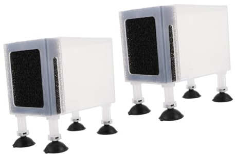 HANABASS 2ensembles Boîtier De Pour Pompe Domestique Avec Filtre Accessoire Transparent Pour Réservoirs à Poissons Pour Filtration Et Sécurisée