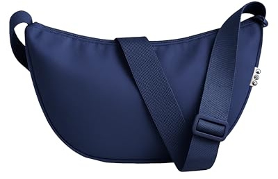 SONS OF ALOHA Half Moon Bag Umhängetasche HOKU aus recycletem Meeresplastik | Halbmond Festivaltasche Wasserabweisend | Stylische Crossbody Bag mit verstellbarem Gurt