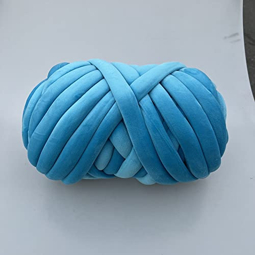 Namzi Hilo grueso de 250 g para tejer cobija de ganchillo, suave, extra algodón, lavable, voluminoso, hilo gigante para tejer, manualidades, ganchillo, bricolaje, sofá, cama, manta o almohada para