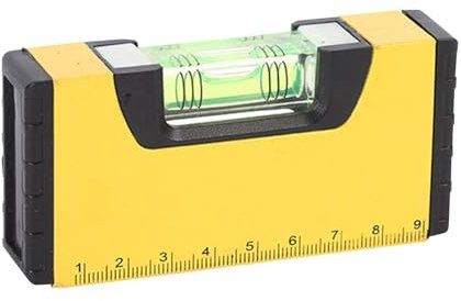 Nivellierwerkzeug, klein, magnetisch, Magnet-Nivelliergerät - Werkzeuge zum Nivellieren des Blasenlayouts,Blasentaschen-Wasserwaage, Werkzeug für Bau, Bild, Wand, Schreiben, Malen, Hausrenovierung