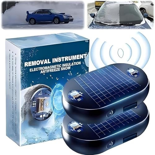 BesBet Enteiser, 360°-Enteisungsmöglichkeiten Auto Enteiser Elektrisch Akku Schnelle Und Einfache Installation Bei Kältestem,2PCS