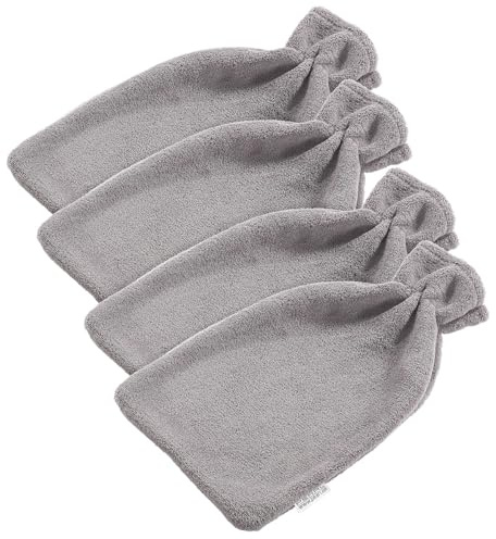 PEARL Wärmflasche-Überzug: 4er-Set flauschige Coral-Fleece-Bezüge für 2-Liter-Wärmflasche (Wärmflaschenbezug, Baby)