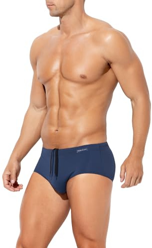 Mauro Kane Bañador Slip Hombre Bañador Natacion Hombre con Cordón Ajustable Secado Rápido Playa Surf Swimming Briefs