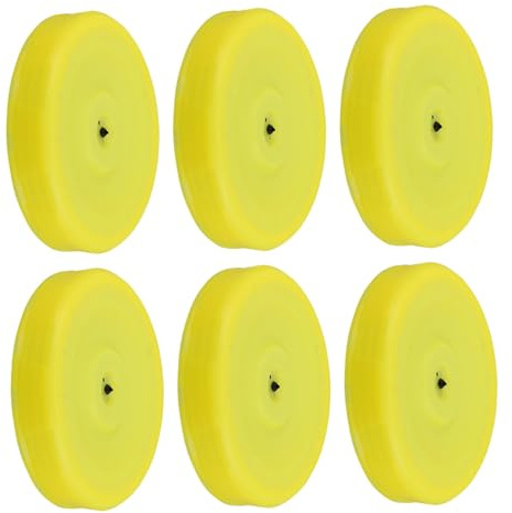 6pcs Sprayer Tank Replacement Lids Plastic Yellow Leakproof Caps | Wide Compatibility, Easy Water Filling, Extended Lifespan for Gardening and Home Cleaning