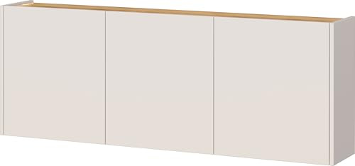 Germania Schuhschrank 1345-605 GW-Libbiano, in Kaschmir/Navarra-Eiche-Nb., mit geringer Tiefe, 138 x 52 x 25 cm (BxHxT)