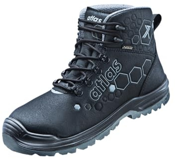 Atlas XT 500 GTX S3 Profi Sicherheitsschuhe mit Gore-Tex Extraguard Obermaterial, wasserdicht, mit Aluminiumkappe und Durchtrittsschutz W10