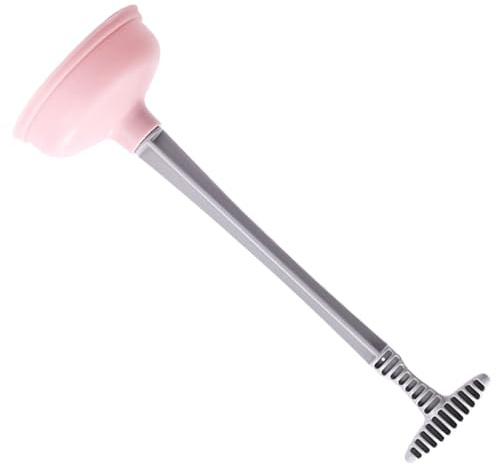 SHINEOFI Sturalavandini Per Wc e Bagno in Gomma e Abs Impugnatura Ergonomica, Stantuffo Di Pulizia Per Scarichi Intasati, Adatto Per Cucina, Vasche e Lavandini, Strumento Per Rimozione Tappi Domestico