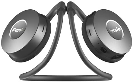 HarmoDuo Casque générateur de fréquence de guérison avec bol chantant tibétain, 11 pistes chakra et solfège, résonance Schumann 7,83 Hz, gamma 40 Hz, mini usure sans pression, audio de méditation sans