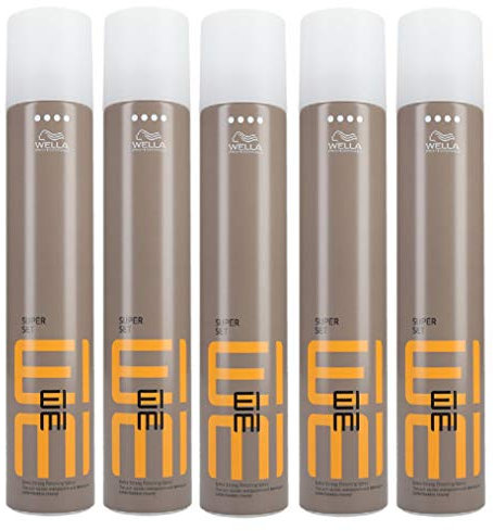 5er Wella Professionals EIMI Super Set Haarspray Extra Strong Finishing Spray 500 ml