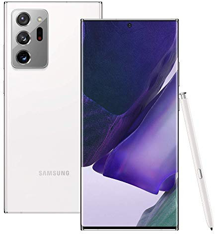 Samsung Galaxy Note20 Ultra 5G 256GB - Mystic White - Unlocked (Renewed)
