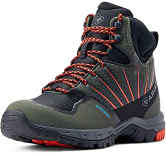 ARIAT 2023 Womens Skyline Solaris Waterproof Boot - Wald/Orange Footwear UK Size - UK 7