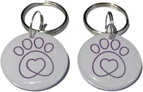 PetQuality ZAC19-17682, ZAC19-17682, ZAC19-17683, ZAC19-17240, kompatibel/Ersatz für Petsafe SmartDoor Connected Microchip RFID Collar Tags Disc Key (2 Stück)