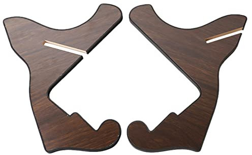HAMIL Gitarrenständer, Gitarrenhalter im X-Frame-Stil | Tragbares Instrumentenregal für akustische Klassische E-Bass-Gitarre, Steht auf dem Boden