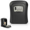 UKOFEW Caja de Seguridad para Llaves, Caja Fuerte de Llaves Exterior, Caja de Seguridad para Llaves con Código de 4 dígitos, para Hogar, Garaje, Escuela, Oficina, Gimnasio (Negro)