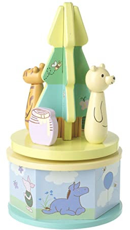Orange Tree Toys Carousel Music Box, Wood, Multicolour, one Size