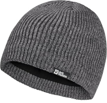 Jack Wolfskin Unisex Feldberg Beanie-Mütze, Slate, L EU