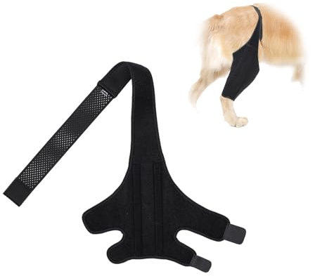 Kniebandage Hund Hinterbein,Hundehüftbandage Hinterbeine,Ellenbogenbandage Hund,Bandage Hund Vorderbein Wundschutz Beinrücken Kniebandage,Mit Kreuzbandverletzungen, Patellaluxation Oder Arthrose (L)