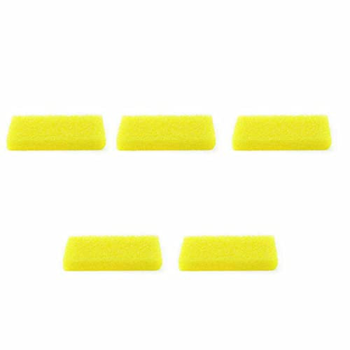 siduytin 5 teilige Bürste zum Entfernen abgestorbener Haut, Bimsstein Wäscher, langlebiges Schleifen, Hornhautbürsten, Fußpflege Werkzeuge, Pediküre Werkzeugzubehör, Gelb