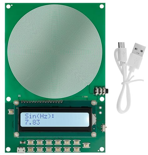 IXTIX Schumann - Generatore di risonanza di onde 7,83 Hz, 0,1 ~ 30 000 Hz, 15 x 10 x 1,5 cm, generatore di impulsi USB generatore di frequenza Schumann per camera da letto ufficio