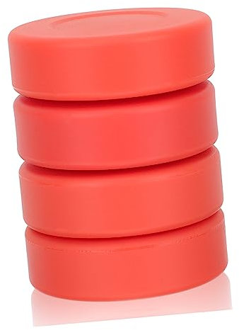 Milisten 4stücke Verstellbare Hockey-trainingspucks Aus Haltbarem PVC Rot Für Indoor Outdoor-eishockeytraining rutschfest Und Langlebig Geeignet Für Junge Mädchen Und Profi-Spieler