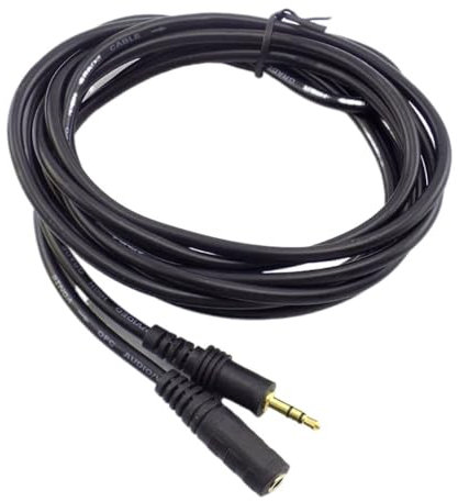 1.5M/3M/5M/10M DC 3.5mm Jack Male to Female Headphone AV Audio Speaker Extension Cable Wire PC AUX Audio Stereo Extend Cord(10m Male to Female)