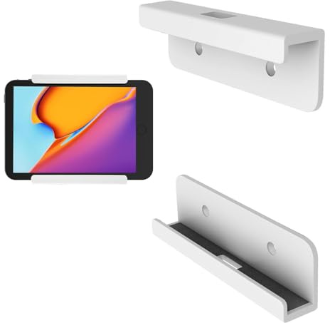 Neuytiky Tablet-Halterung für die Wand, universelle Tablet-Wandhalterung, vielseitiger Tablet-Halter, kompatibel mit IPad, iPhone, Samsung, Surface, Huawei, Xiaomi, Lenovo