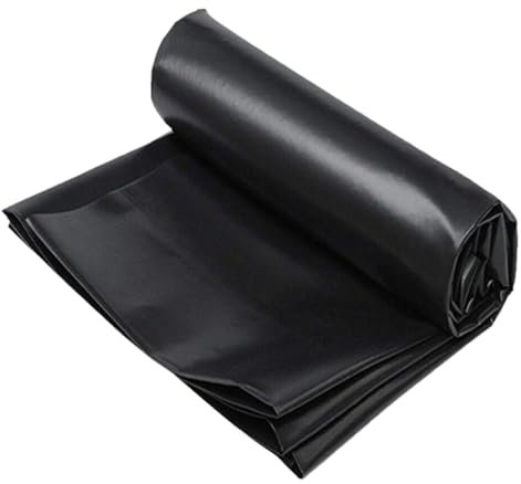 Rivestimento per laghetto in HDPE per fontane da giardino e grandi stagni a cascata, 5 x 8 m, pellicola rinforzata resistente e impermeabile