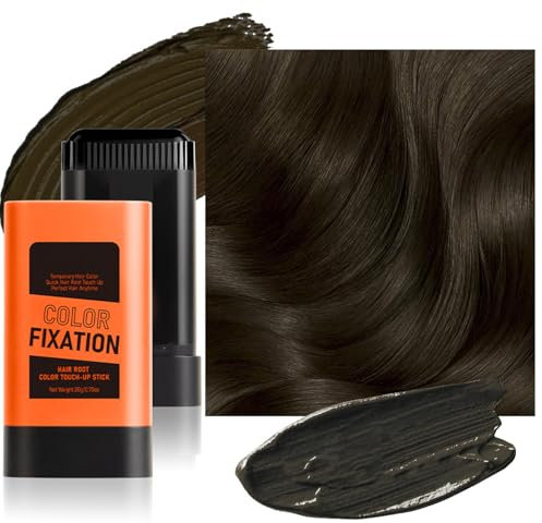 Haarfärbekamm, Root Cover Up Stick, Instant Hair Color Stick mit integriertem Kamm, Graue Haare Abdecken, Haarabdeckstift, Temporärer Wurzelfärbe-Haarfärbepinsel