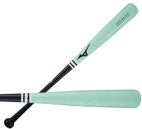 Mizuno Pro Batch MZM 62 - Mazza da baseball da uomo, in legno d'acero, 86 cm, colore: menta