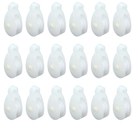 Brrnoo Rullo a Puleggia Singola, Ruote di Traino a Filo Automatico 25 Pezzi di Riproduzione in Plastica Pulli da Allevamento di Plastica per Serra dell'agricoltura