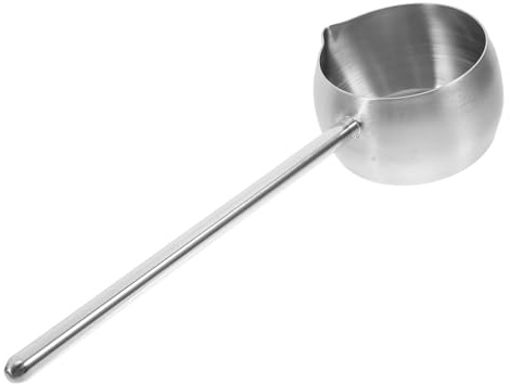CIYODO Mestolo in Acciaio Inox 304 da 280 Ml con Manico, Cucchiaio per Olio e Zuppa Comodo e Resistente, Utensile da Cucina per Casa, Ristorante e Catering