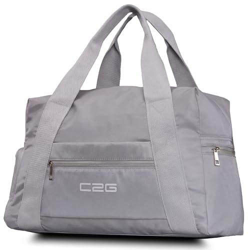 Handgepäck Tasche 40x30x20, 20L Ryanair Handgepäck fürs Flugzeug, Gym Tasche, Ryan Airlines Bag, Weekender Damen, Reisetasche, Travel Bag (Grau)