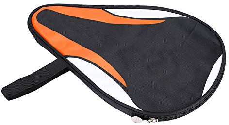 Alomejor Tischtennisschl?ger Set SCHL?gerkoffer K¨¹rbisform Gro?kapazit?t Tasche (Orange)