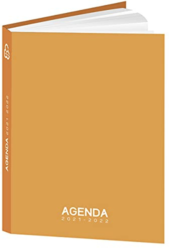 AGENDA MONOCOROMA ARANCIO FLUO 12,5x17,5 cm BOUCHUT