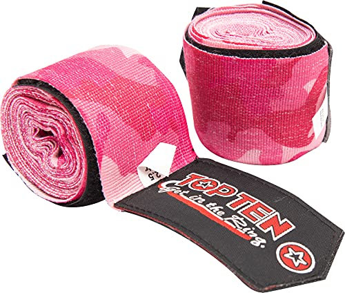 TOP TEN Boxbandage elastisch „Military“ - 5 cm x 250 cm, Camouflage-pink