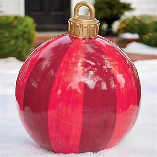 60 cm große Weihnachtskugeln Weihnachtsbaumschmuck Outdoor-Atmosphäre Kugeln Spielzeug Geschenkkugel Ornament für Zuhause-01,Frankreich,60cm