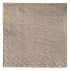Sovie HORECA Cocktail-Servietten in BEIGE-GREY aus 3-lagigem Tissue, 24 x 24 cm, 150 Stück – stilvolle Einwegservietten für Bar, Buffet, Gastronomie, Hochzeit, Event oder Empfang