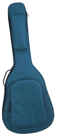 Amagogo E-Bass-Tasche, E-Bass-Koffer, wasserdichte Handtasche, Gigbag, Bassgitarren-Tasche für akustische klassische Gitarre, Bass-Ukulele, Blau