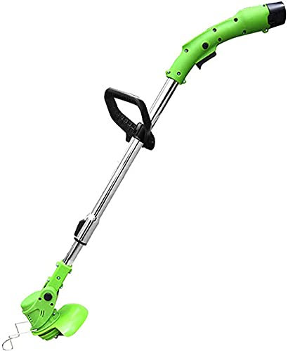 Suuim Débroussailleuse Coupe-Herbe 12V 450W puissante Tondeuse télescopique de Bord de pelouse de Jardin avec Lames métalliques Brosse Batterie débroussailleuse sans Fil Portable sans Fil