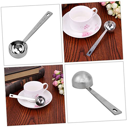 IMIKEYA 2pièces Cuillère à Mesurer Pour Café Et Thé Acier Inoxydable Avec Long Manche Pour Doseur Café Épices Et Poudres
