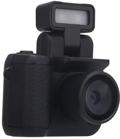 Appareil Photo Numérique, Mini Appareil Photo au Pouce avec Flash, Appareil Photo de Poche Rétro 1080P avec écran de 1,44 Pouces, Petit Appareil Photo de Voyage Compact