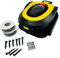 Nemura Robot Tondeuse 600 m2 - Coupe de 18cm avec Lames en Acier de Haute qualité - Réglable, Pratique et Ingénieux - Livré avec Cable, Piquet et Station de Chargeur