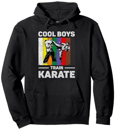 Coole Train Karate Vintage-Taekwondo-Karate für Jungen Pullover Hoodie