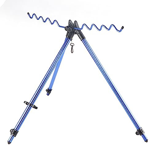 Baxnore Sea Fishing Tripod, Aluminium Alloy Beach Rod Stand, Telescopic Sea Fishing Pole Bracket Tripod, Lightweight Sea Multi Pole Support Tripod for Sea Fishing