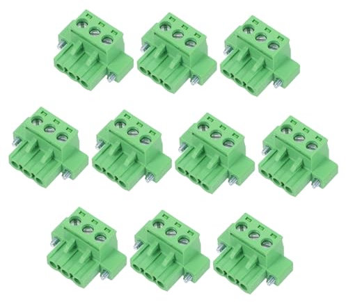 Homoyoyo 10stücke Klemmenblock Leiterplatten Schraubklemmen Raster-klemmenblock Für Pcb-montage Klemmen Für Effiziente Verkabelung