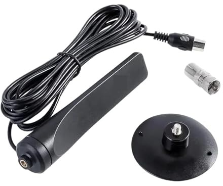 Inomhus Digital TV-antennförstärkare Aktiv Signalmottagare Förstärkare TV-antenn HDTV Mini Lätt Bred Kompatibilitet(M12)